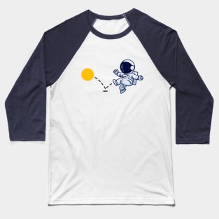 Astronaut plays Sun Soccer Baseball T-Shirt